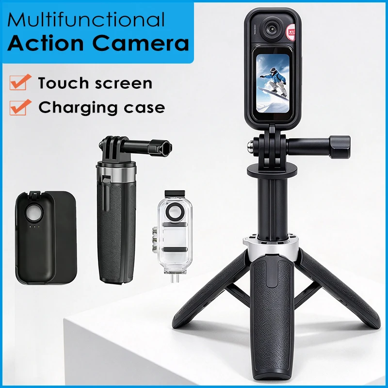 Body Camera 1080P HD Ultra Compact Mini Handheld Sports Action Cam for Bicycle Outdoor Vlogging & Photographic Recording