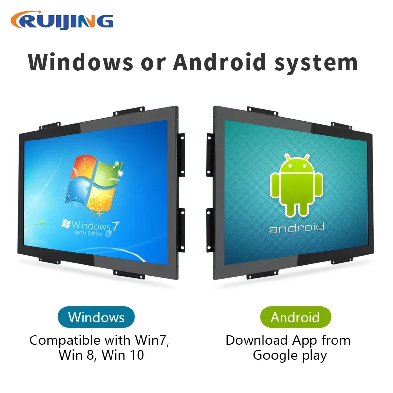 แท็บเล็ตอุตสาหกรรมแบบเปิดโครงสร้างแข็งแรงทนทาน ขนาด 12 13 15 21 27 32 นิ้ว จอ LCD รองรับ Wifi กันน้ำ ระบบแอนดรอยด์ หน้าจอสัมผัส