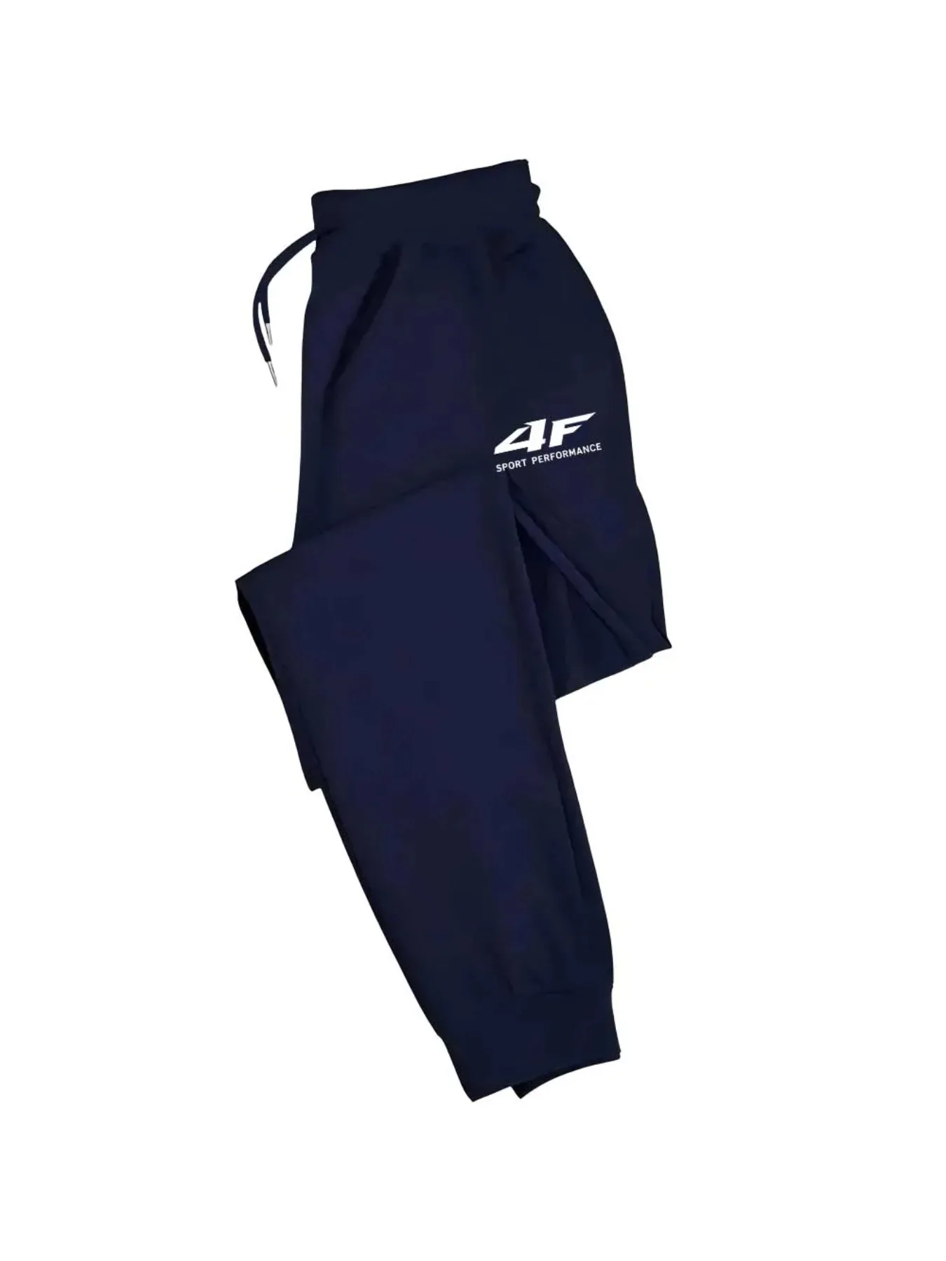 بنطال الركض باللون الأسود كاجوال 4F - مع حزام خصر مطاطي بسحاب وجيوب جانبية وقص عادي للجري في الهواء الطلق وأسلوب رياضي #2