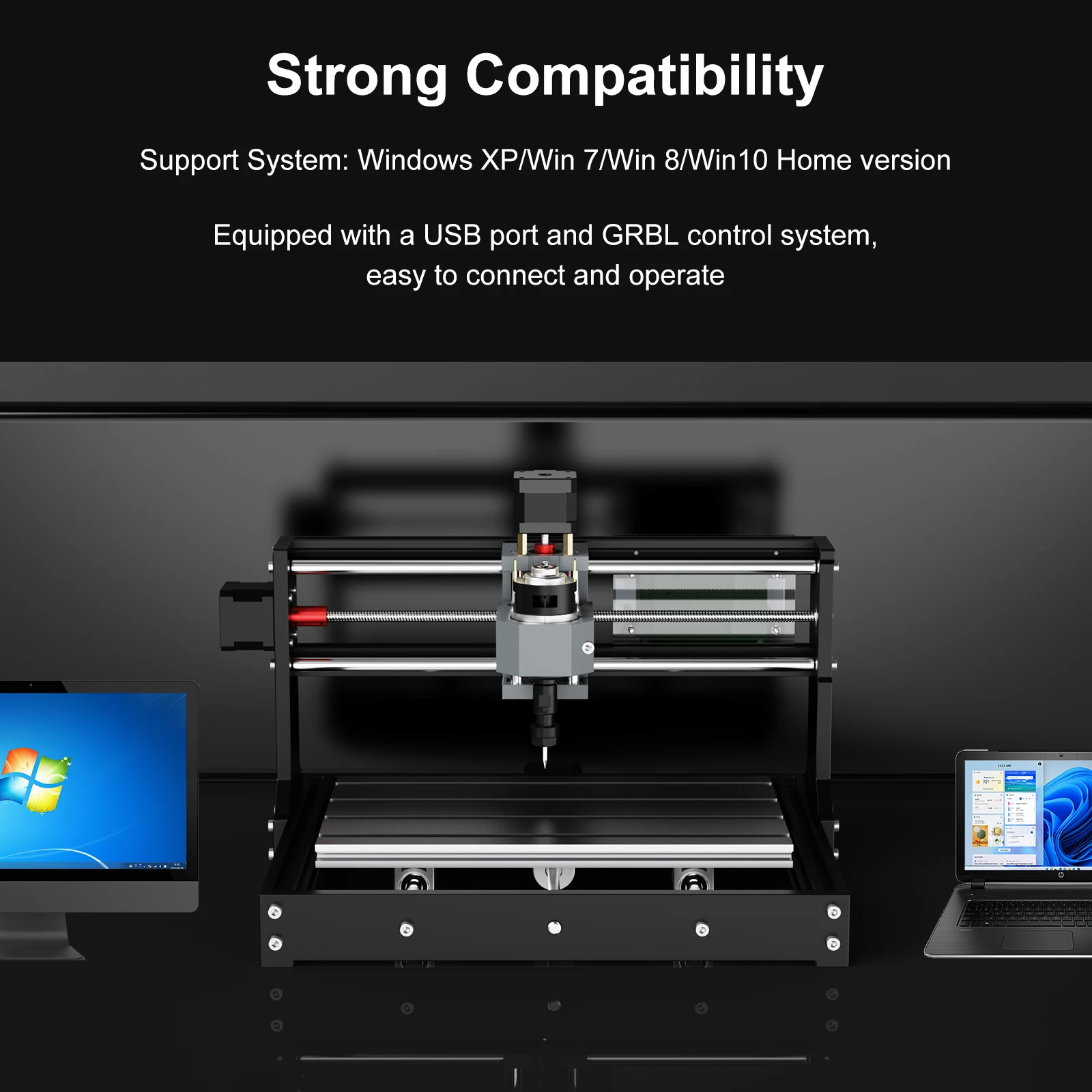 Twotrees CNC Router TTC3018 Pro เครื่องแกะสลัก CNC เครื่องกัด PCB เลเซอร์แกะสลัก Grbl ควบคุม CNC เครื่องมือสําหรับอะคริลิค Meta