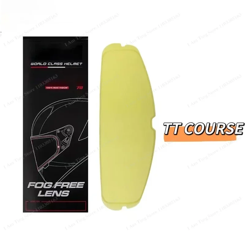 Motorcycle Helmet Visor Anti Fog Film TAC Clear Insert for KYT TT COURSE for R2R for NX NFR for TT REVO Visor Inserts