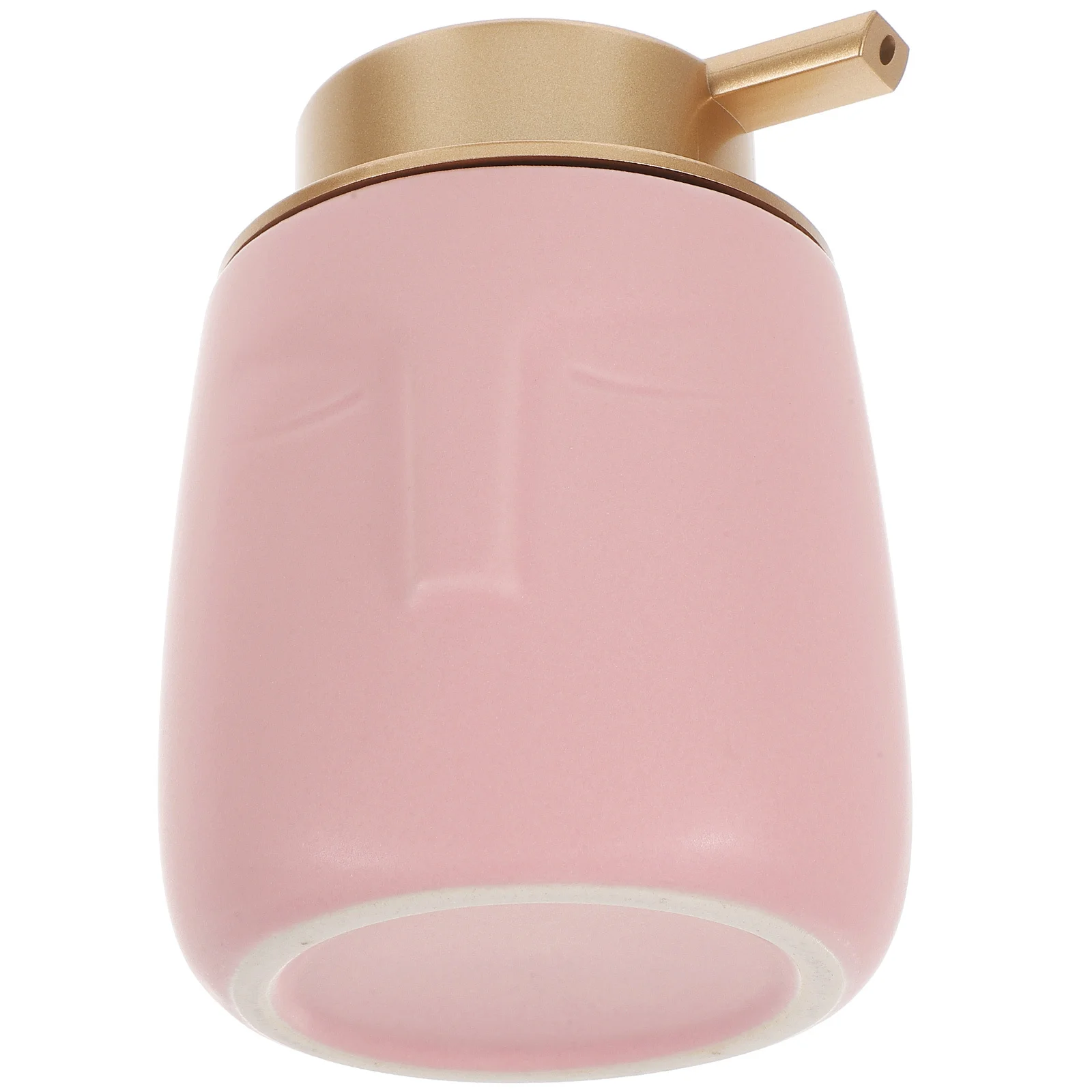 

Ceramic Soap Dispenser 300Ml Press Type Refillable for Bathroom Kitchen Hotel Use Shampoo Lotion Liquid Container Decorative