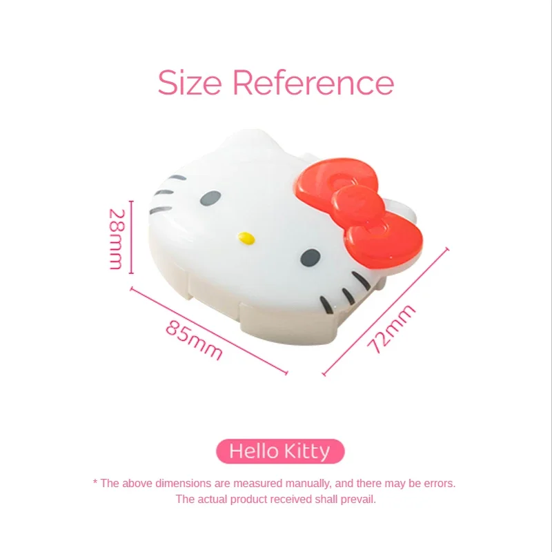 4 Grids Hello Kitty Organizer Container for Tablets Travel Pill Box Portable Small Box for Tablets PP Container for Medicines