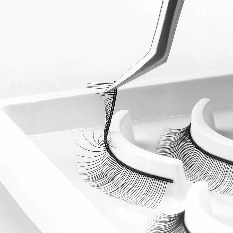 50/100 Pairs False Eyelashes Handmade Training Practice Lashes Soft Natural For Beginners Eyelash Extension Beauty Salon Student