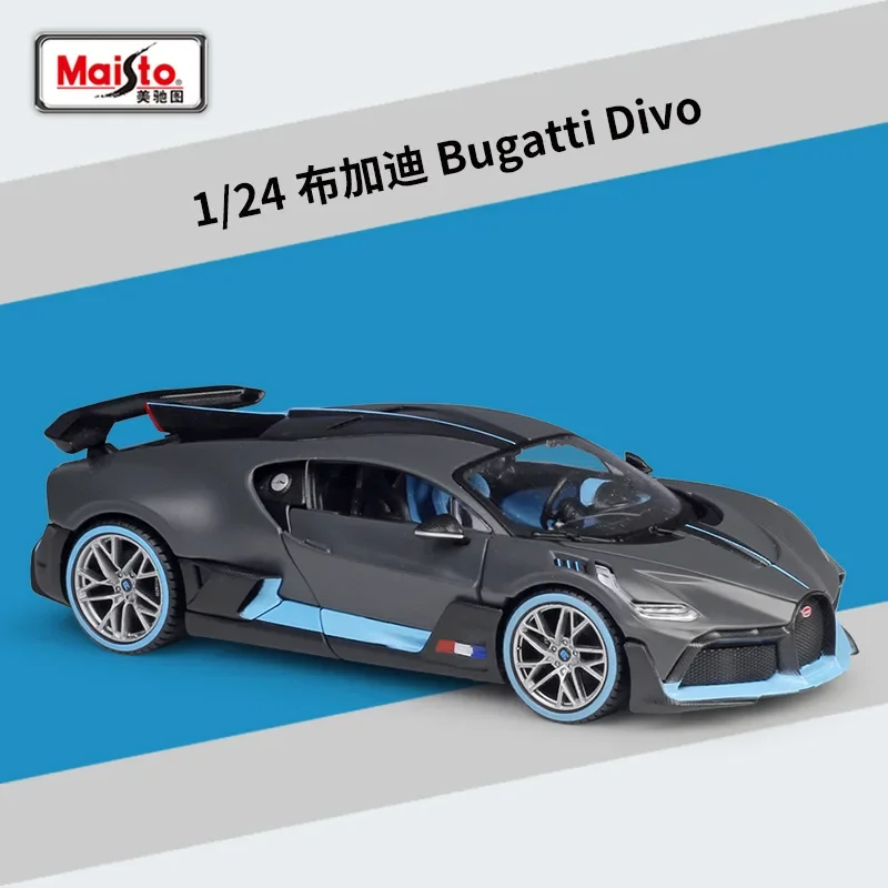 Meritor Figuur 1:24 Bugatti Divo sportwagen replica legering model auto speelgoed cadeau