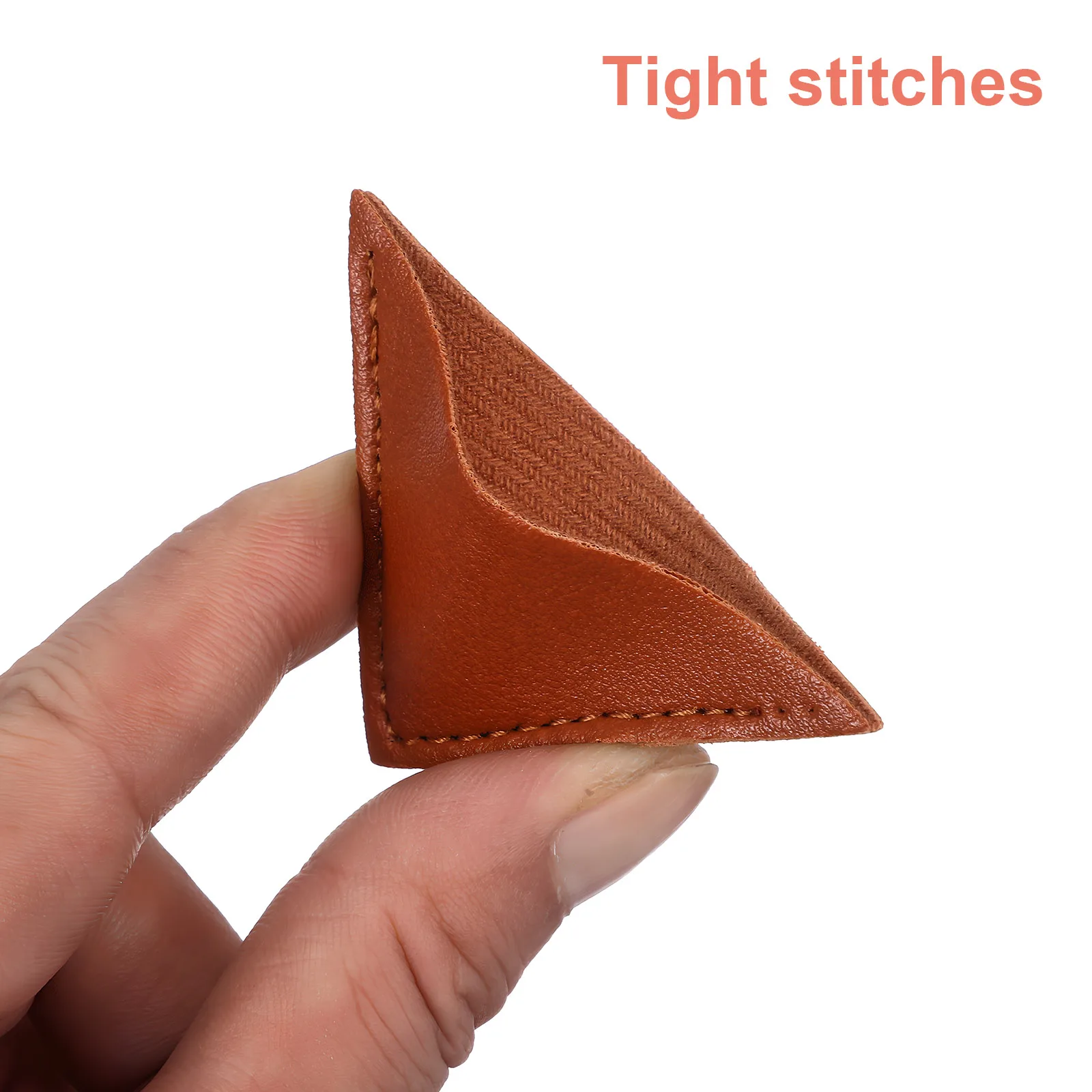 

12pcs Bookmarks Heart Triangle Pretty Corner Aesthetic for Women Book Lovers Students Pu Material Comfortable Protect