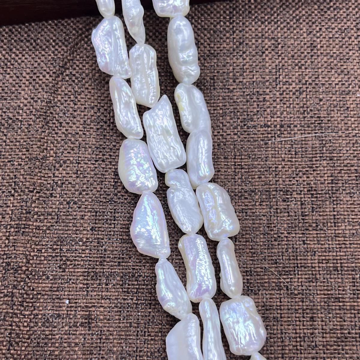 

Natural Freshwater Pearls 8x15mm AAAA Baroque Irregular Sparkle Pearl Bead Jewelry Make DIY Necklace Bracelet Accessories Gift