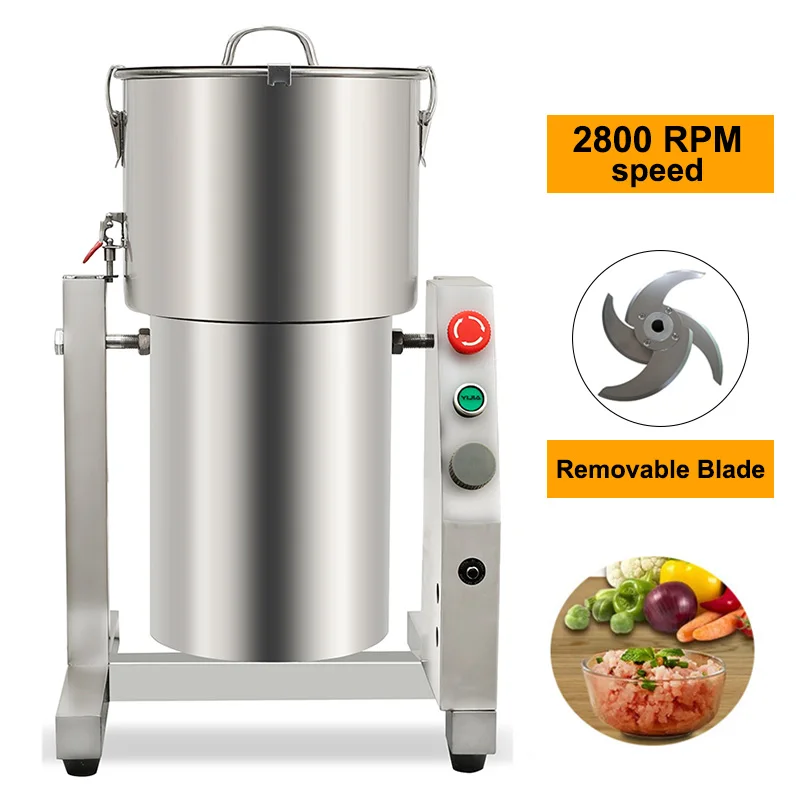 Restaurant Use Fruit and Vegetable Barrel Beater Good Price Stainless Steel Blender Hummus Mixer Fruit Bean Blender Machine