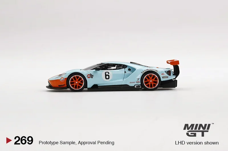 TSM-MODELLEN MINIGT 1:64 # 269 Ford GT Gulf Diecast Model Raceauto Kinderspeelgoed Cadeau