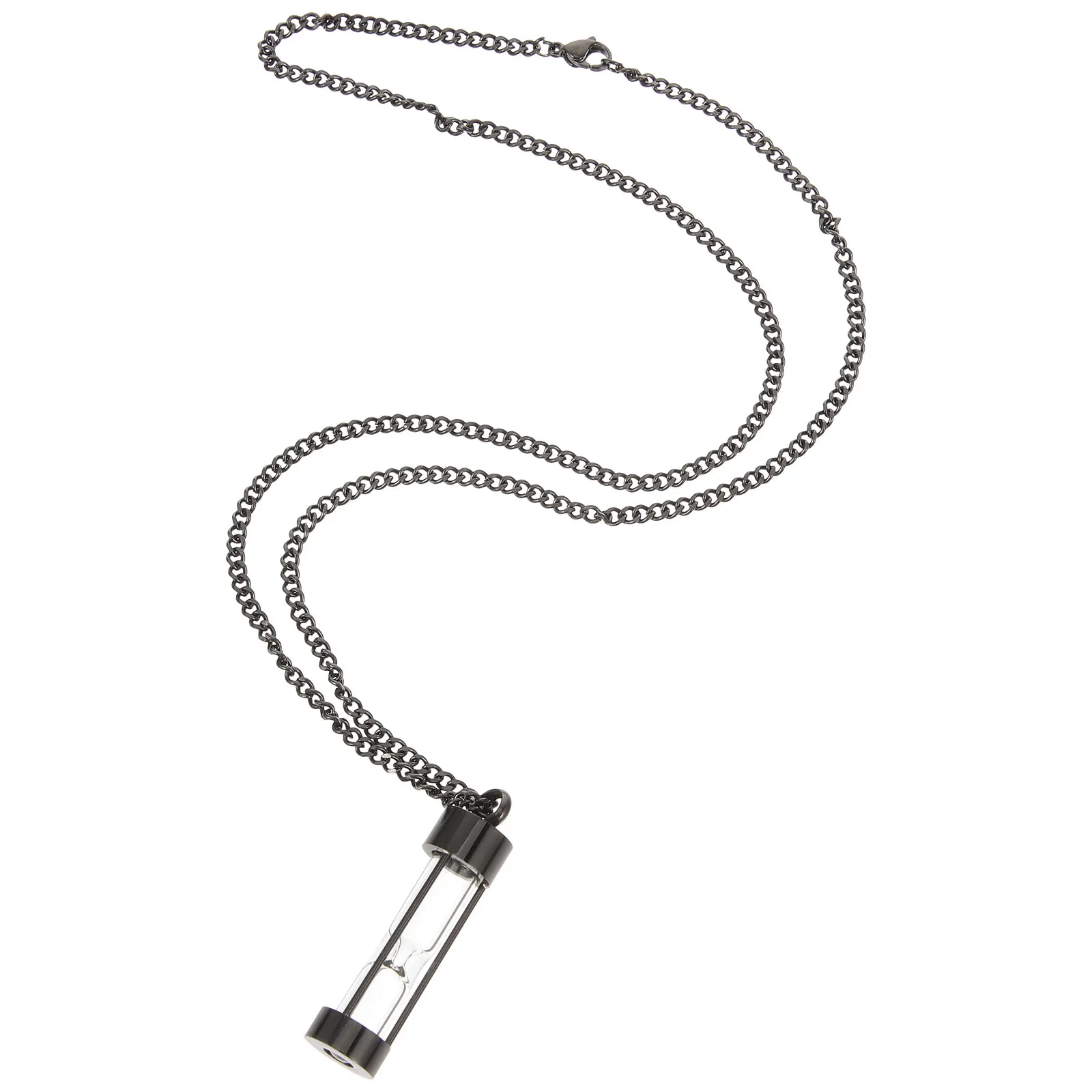 

Necklace Urn Pendant Cremation Jewelry Keepsake for Women Black Memorial Ashes Miss