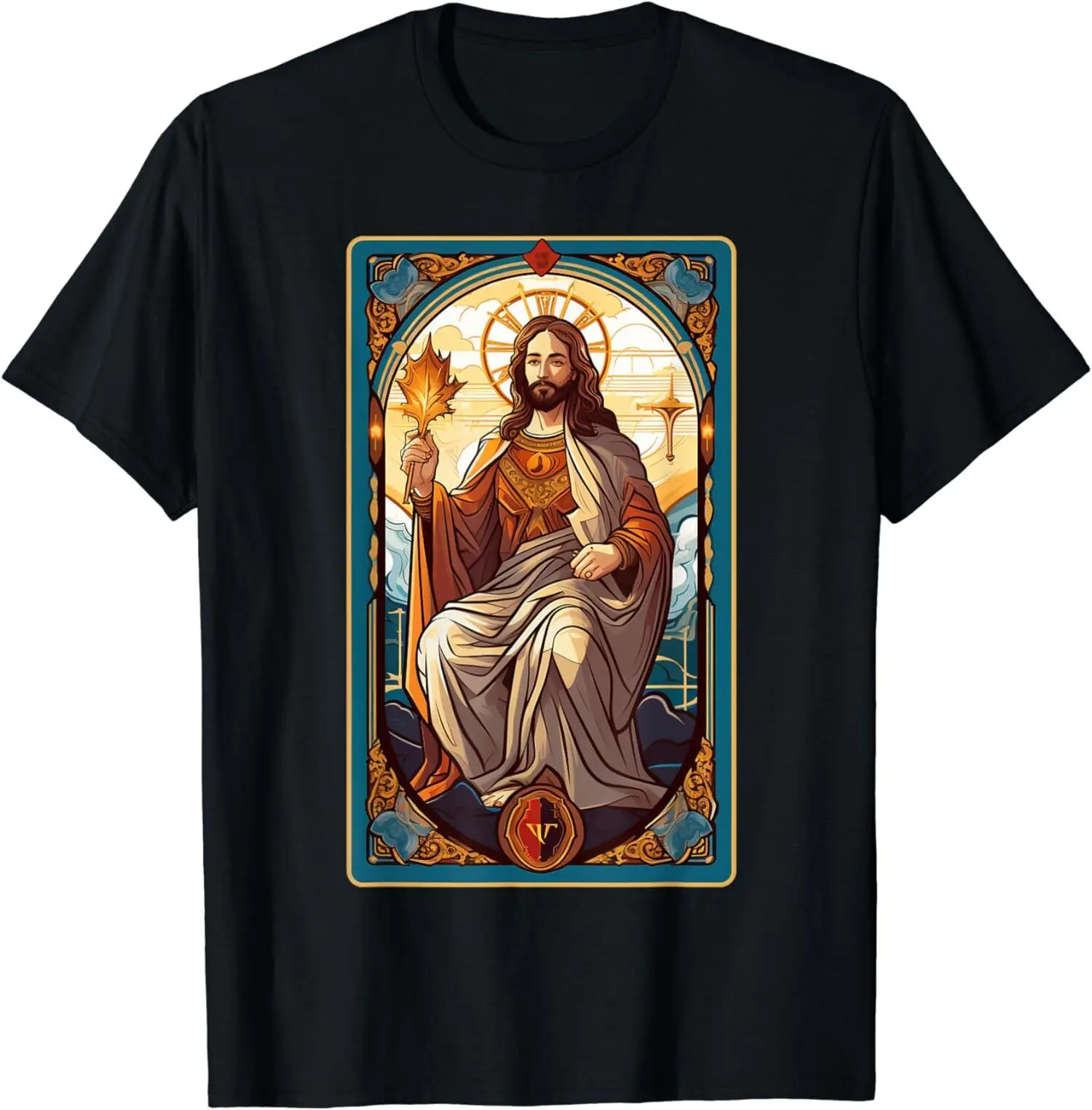 NEW LIMITED Jesus is King Tarot Card Astrology Priestess Magic Tee Shirt S-5XL