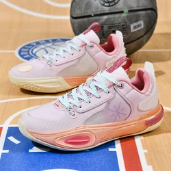 High quality Men's Basketball Sneakers Fashion Pink Basketball Tennis For Men Outdoor Anti-slip Sports Men Shoes Gym Trainers