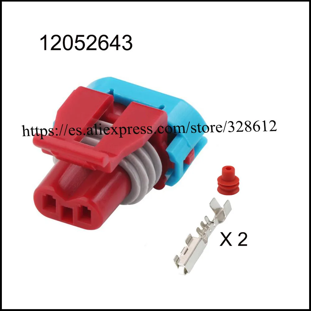 200set 12052643 automotiveWaterproofconnector 2 pin famale male cable Plug socket  Includes terminal seal