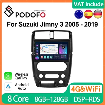 4G CarPlay Radio For Suzuki Jimny 3 2005-2019 Android Car Multimedia Player 2din Head Unit GPS Stereo Receiver Autoradio