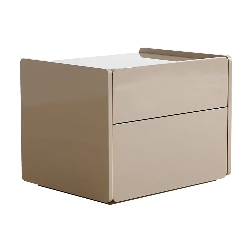 Practical wooden bedside table with drawer storage Hot sales