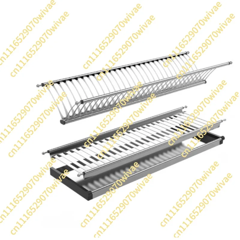 Cabinet Stainless Steel Dish RackDrying Rack Kitchen Dish Drying Rack Storage Holders with Utensil Drainer Tray Organizer Basket