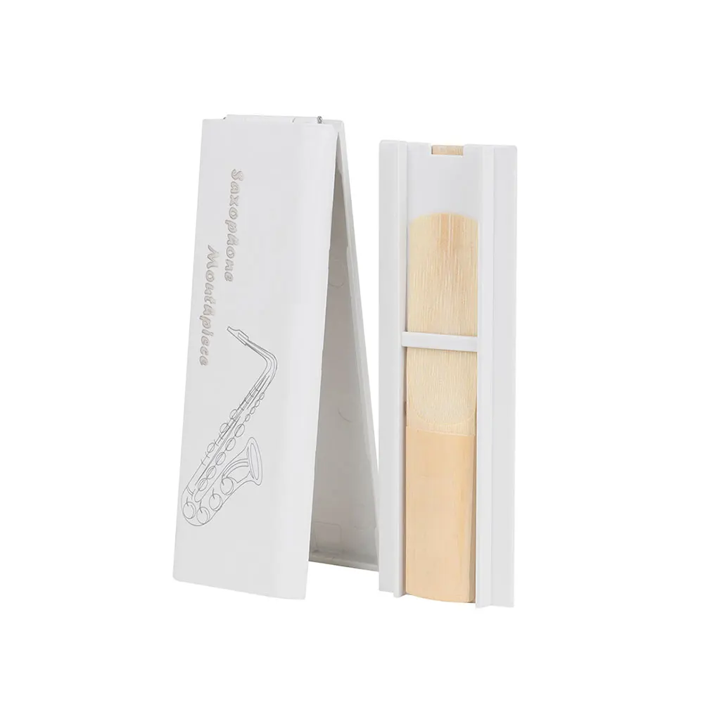 

Durable Plastic Saxophone Reed Box Portable Clarinet Reed Holder Storage Container Thickened Material Small Size Easy Carry For