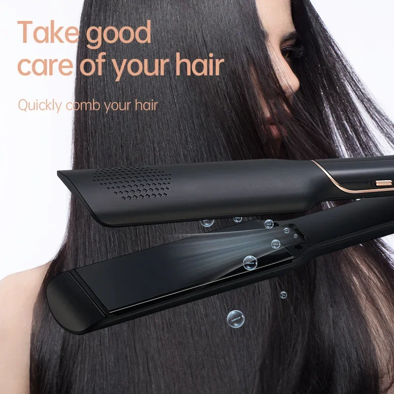 High quality   New Hair Care Roll Straight Dual-purpose Splint Multi-gear Temperature Control Straight Plate Clip Arc Splint