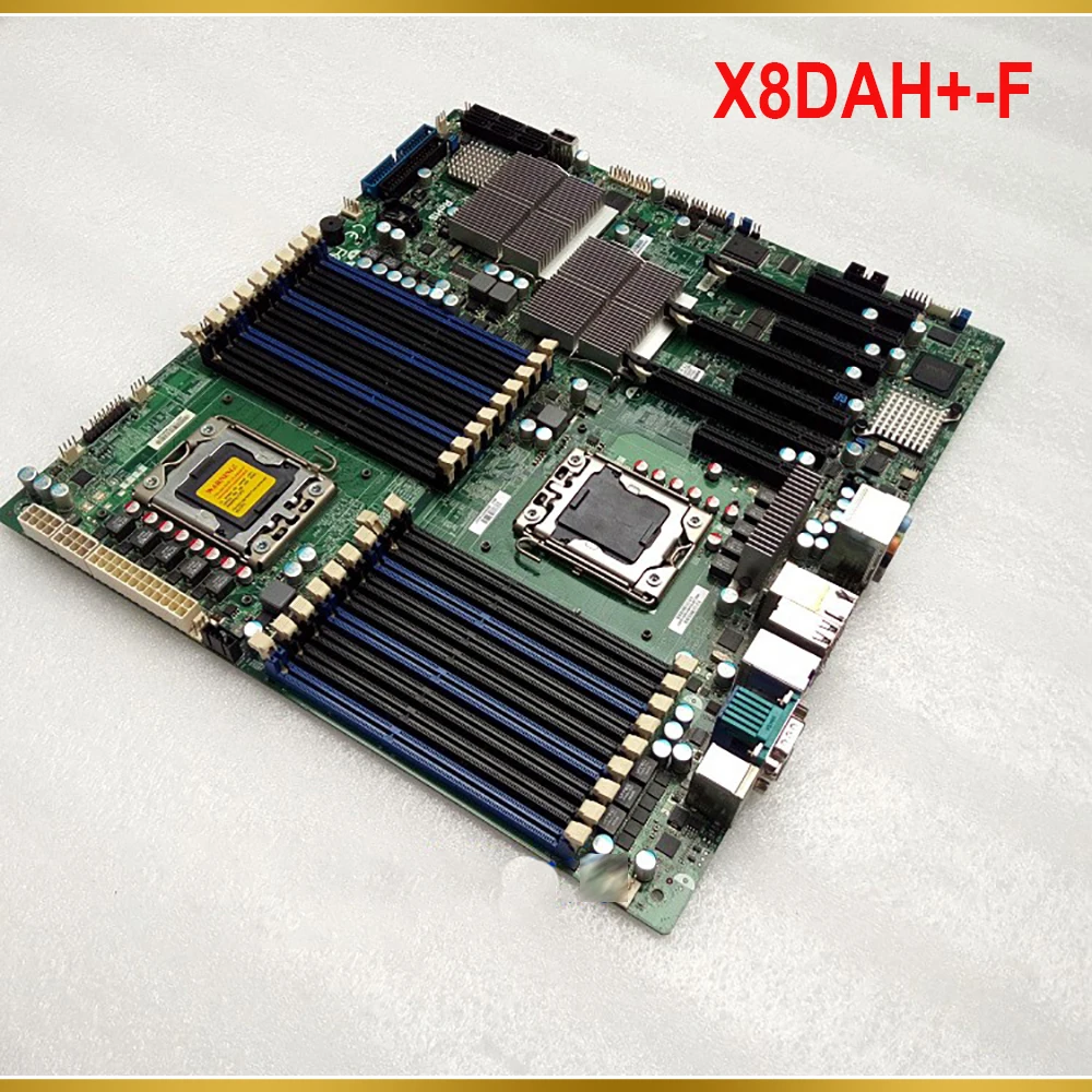 

X58 X8DAH+-F для серверной рабочей станции Supermicro, материнская плата LGA 1366