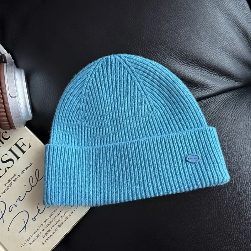 100% قبعات من الصوف الخالص وشاح قفاز مجموعة الشتاء المألوف ومتعددة الاستخدامات الدافئة Skullies Beanies للنساء والرجال