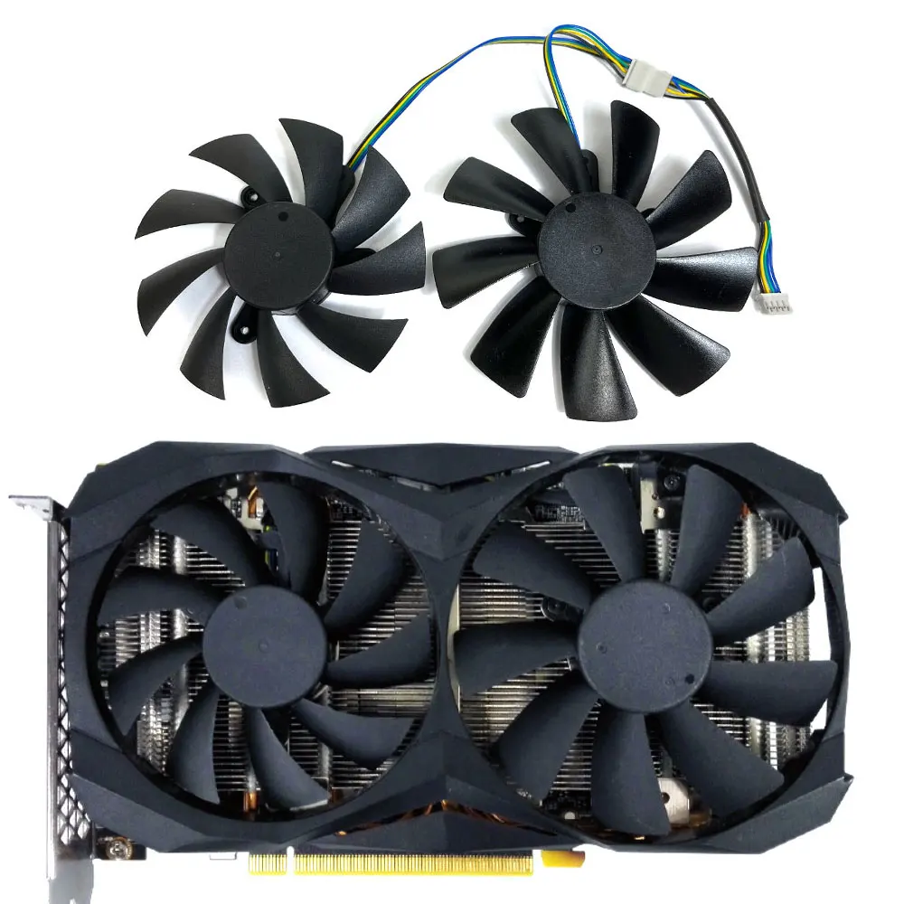 NEW 88MM/100MM 4PIN P102-100 FAN，For WANLI P102-100、Zotac P102-100、P104-100、ZOTAC GTX 1070、GTX 1080 cooling fan