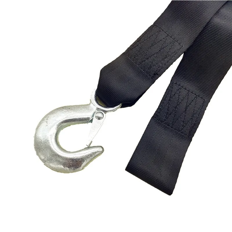 Boat Trailer Winch Strap Car Towing Rope Outdoor Emergency Trolley Rope for Auto Pontoon Fishing Boat