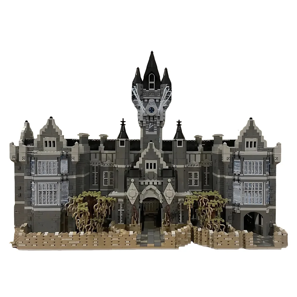 Gobricks MOC Frankensteined Spookhuis Bouwsteen Model Frankensteined Spookhuis Architectuur Bricks Speelgoed Kinderen Geschenken