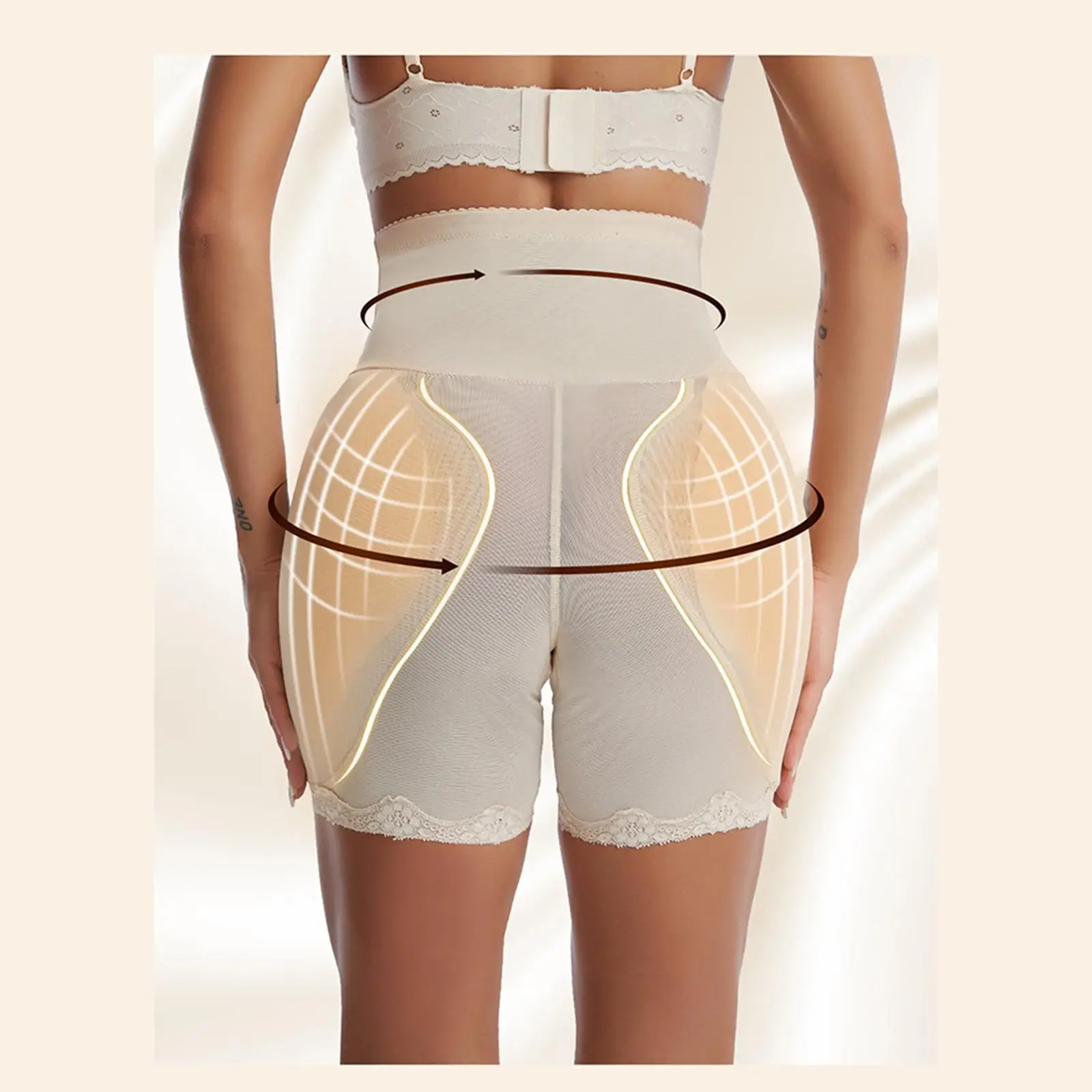 

Удобная женская одежда, дышащие набедренные подушечки с подтяжкой, трусики с высоким животом, прочные трусики для фитнеса, белые большие