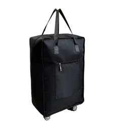 Maleta de viaje portátil Unisex, bolsa de aire plegable, expandible, con ruedas, Oxford