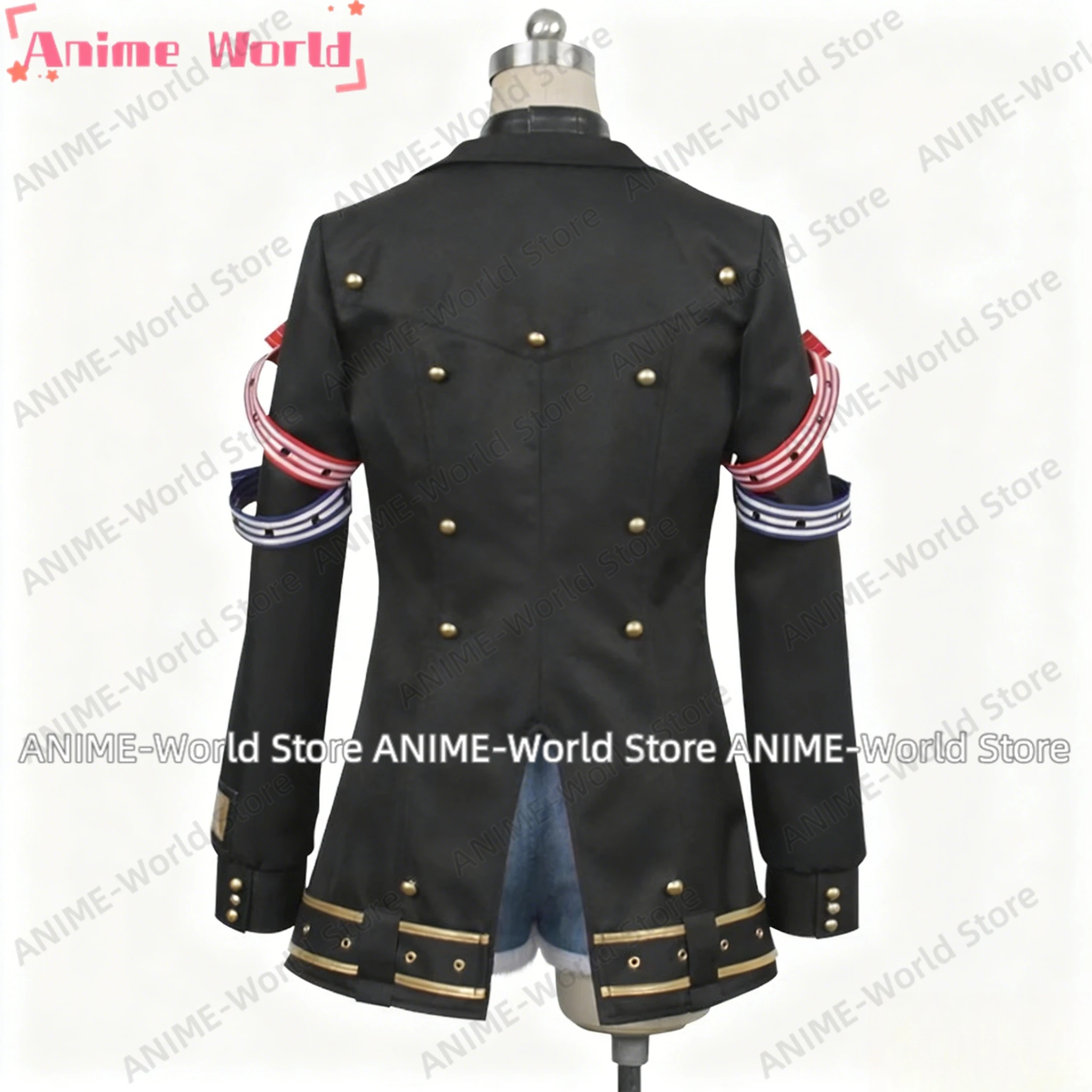 《Custom Size》Anime Game Anime Uma musume Pretty Derby Gold City Cosplay Costume Dress Wig Shoes Halloween Christmas Uniform view 3