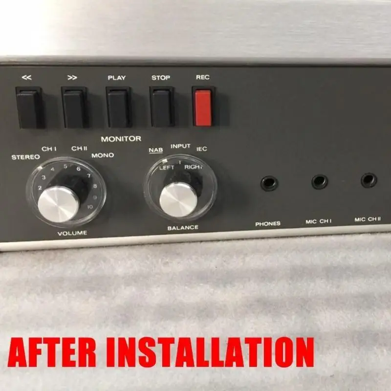 652F 4PCS Opener Discy Metal Cover for Revox A77 A76 A78 Opener Cover