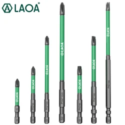 LAOA Strong Magnetic Phillips Screwdriver S2 Screwdriver Bit for Electricians PH2