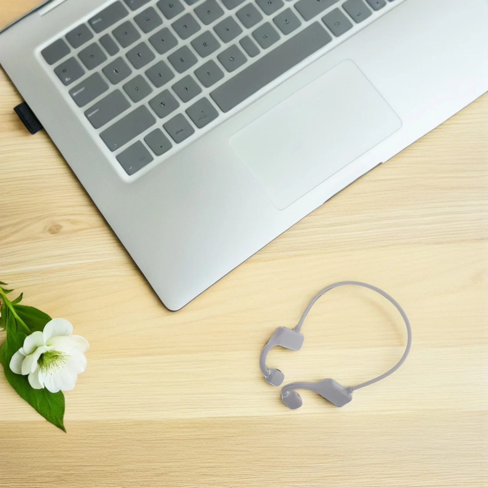 

1 Pair Wireless Earphones Bone Conduction Open-Ear Design For Running Gym Sports Sweat Resistant Long Portable