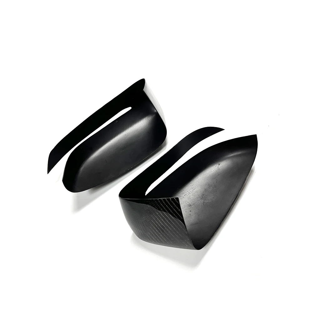 

Black Glossy Twill Carbon Fiber Side Mirror Covers Custom Carbon Fiber Car Accessories