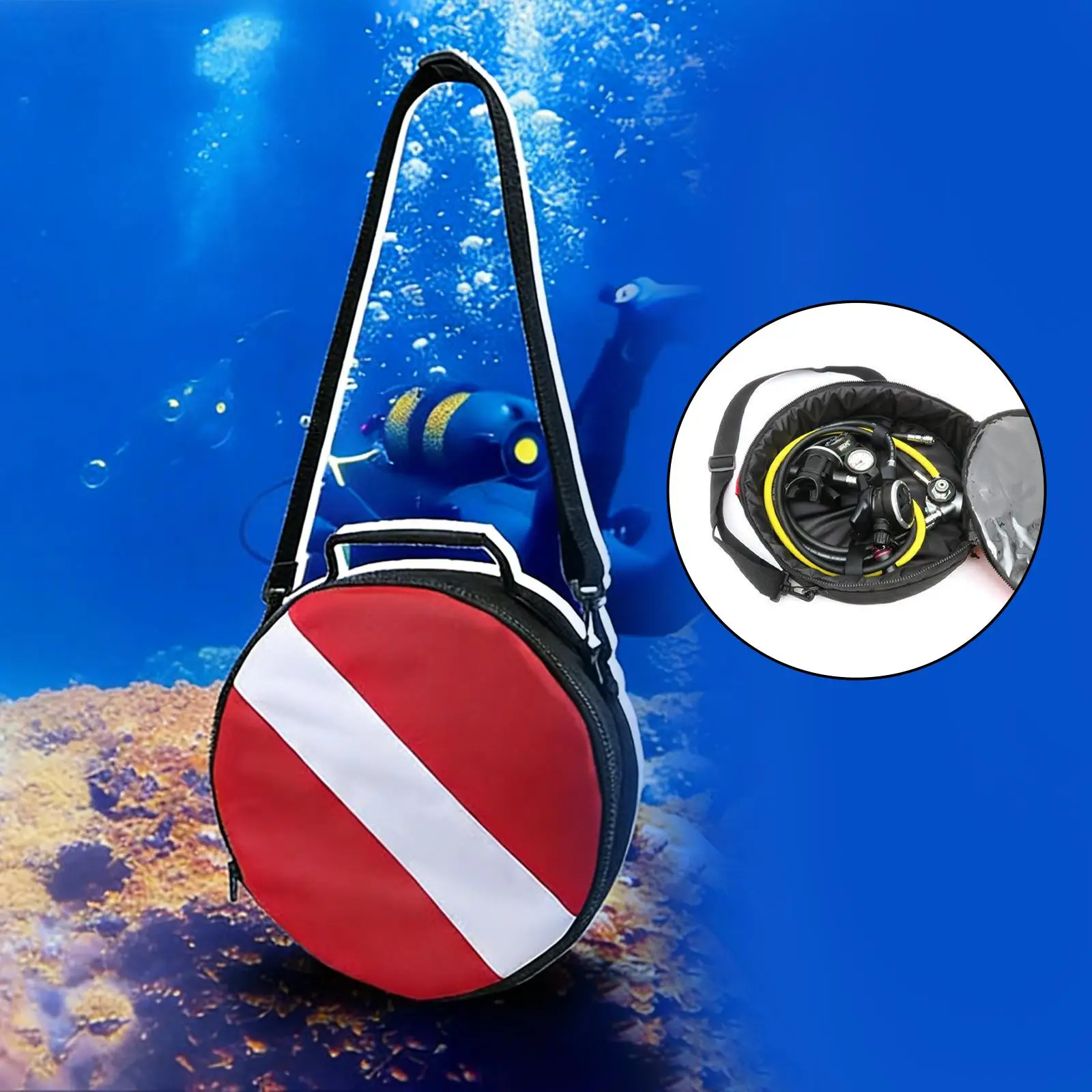 

Сумка для дайвинга и водного спорта, органайзер для снаряжения, сумка для пляжного оборудования с плечевым ремнем, аксессуар для дайверского снаряжения