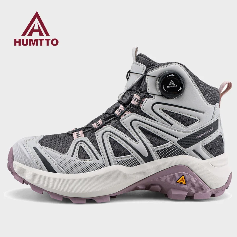 HUMTTO hiking shoes women trekking sneakers non-slip Casual shoes ankle  outdoor sports cushioning lightweight Tactical boots
