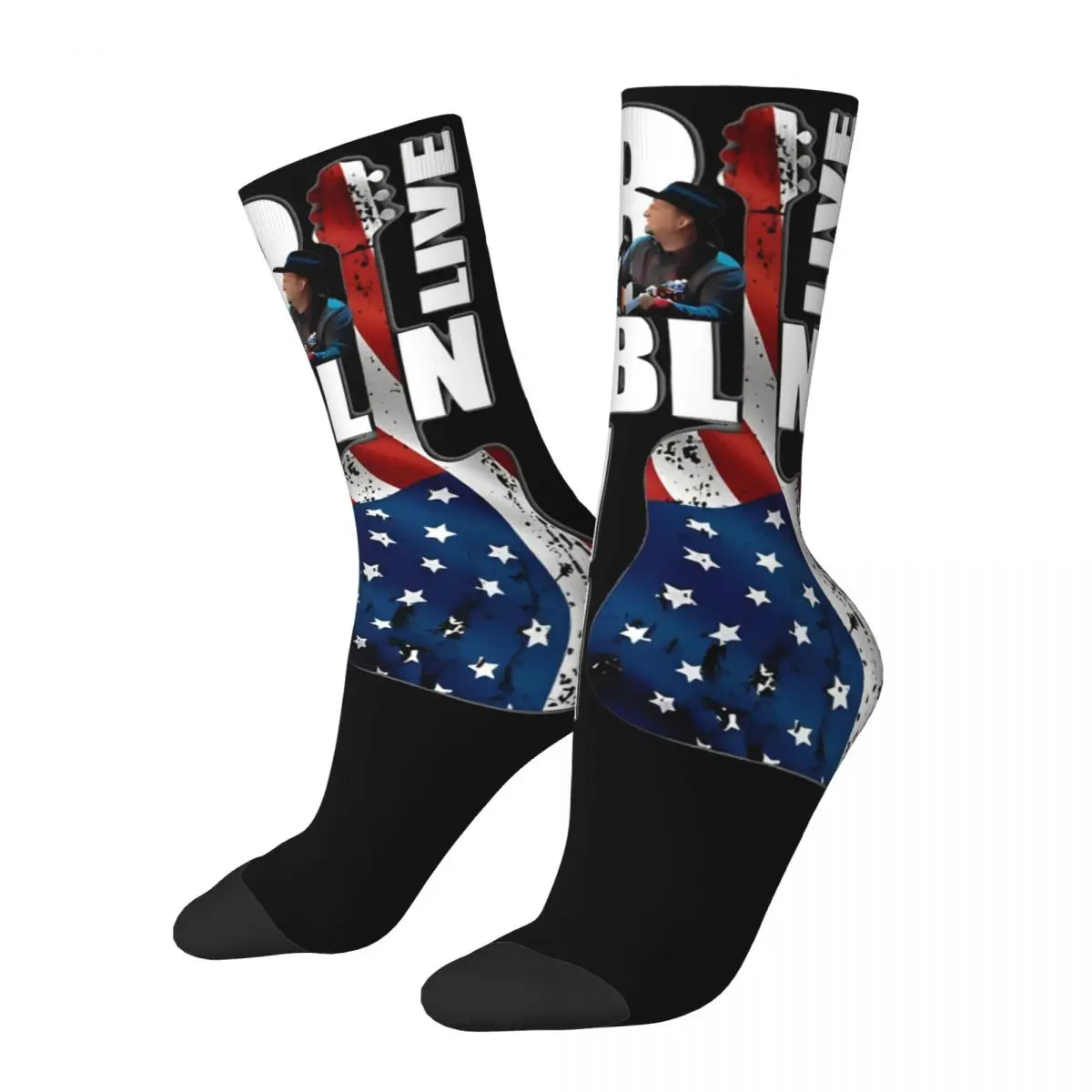 Couple Socks Bruces Springsteen 2024 World Tour Stockings Spring Korean Breathable Socks Graphic Running Non Skid Socks