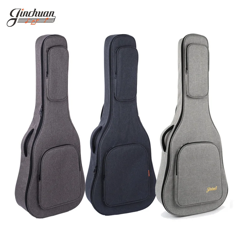 

Jinchuan Wholesale 39/41inch Acoustic Guitar Bag Shoulder Straps Folk/classical Guitar Soft Case