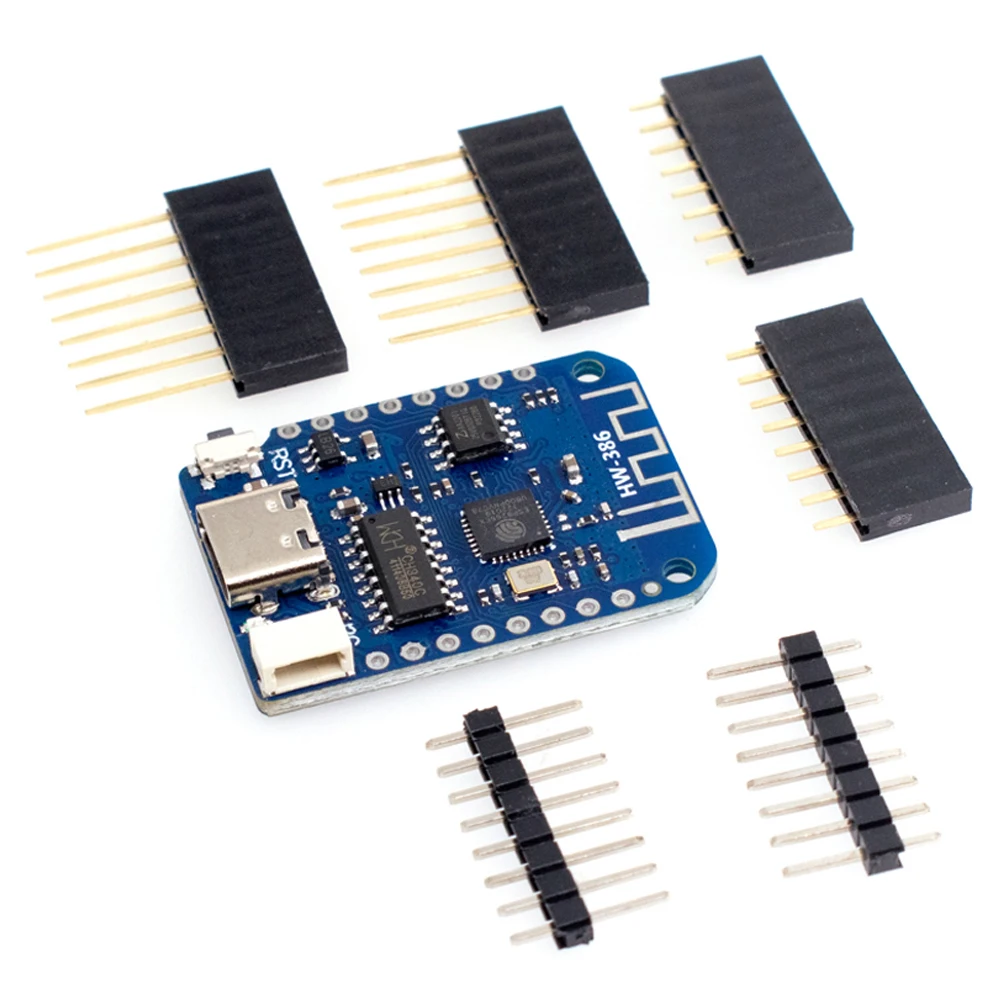 WEMOS D1 Mini V4.0.0 TYPE-C USB WIFI Internet das Coisas Placa baseada ESP8266 4MB LOLIN 12C