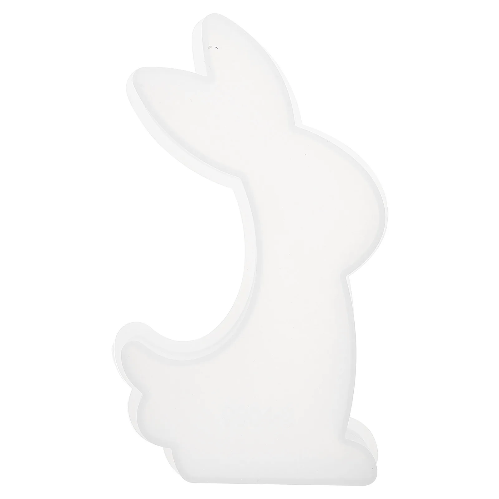 

Rabbit Shaped Epoxy Silicone Mold Easter DIY Durable Flexible Rabbit Craft Casting Mold Epoxy Molds Silicone Molds for Crafts