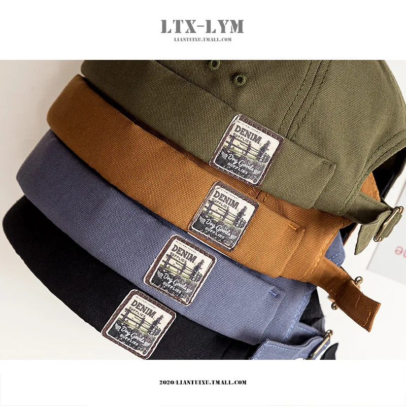 قبة القبعات الرجال العصرية الأسود الرجعية بروكلين إلكتروني التطريز البيسبول القطن قابل للتعديل عارضة قبعة الهيب هوب قبعات للحماية من الشمس #6