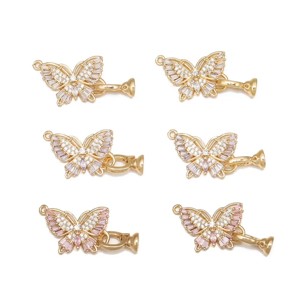 

Cordial Design 20Pcs 16*34MM Hand Made/Copper Genuine Gold Plating/Butterfly Shape/DIY Connectors/Jewelry Accessories #102751