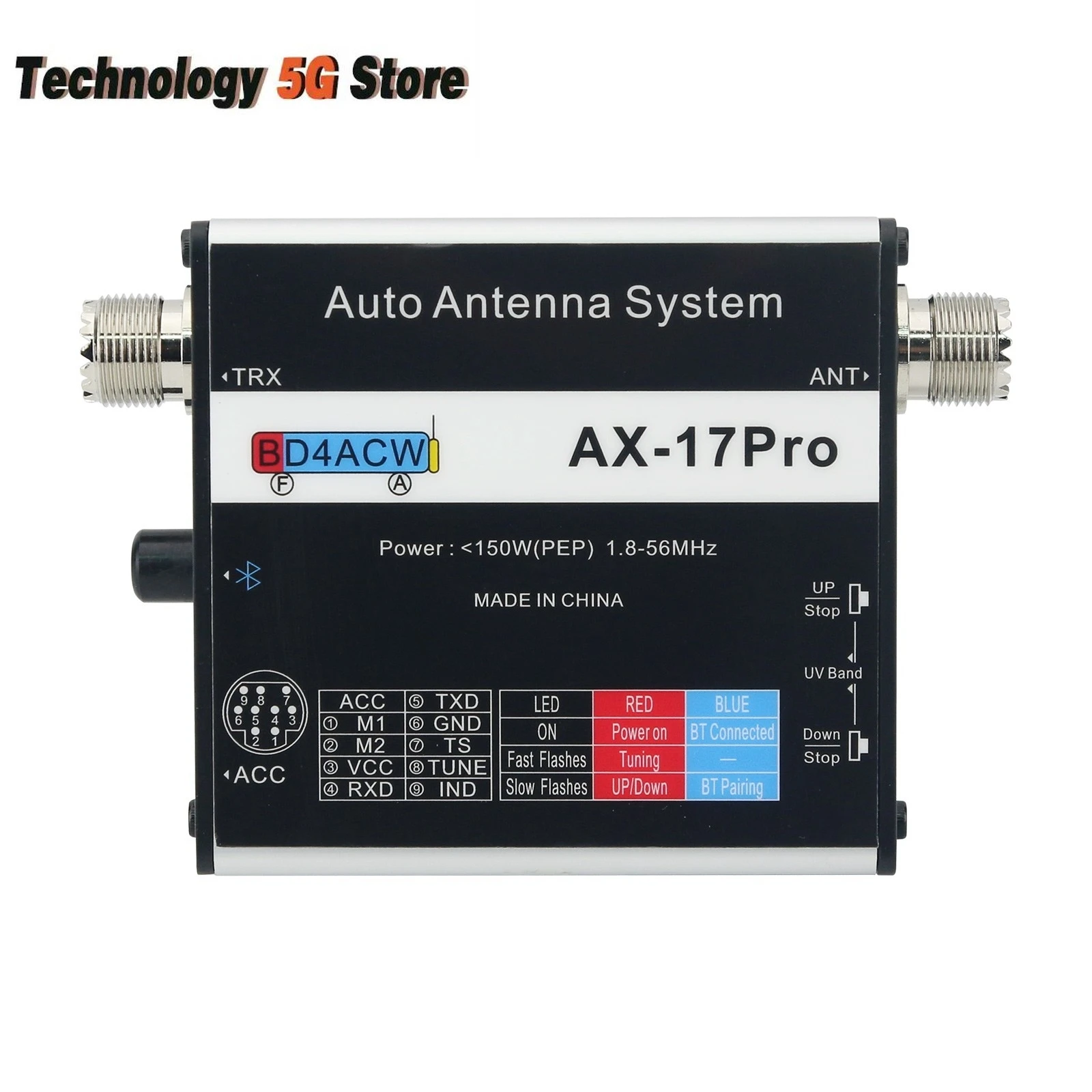 

AX-17 Pro Automatic Screwdriver Antenna Controller for ATAS-120A M-120A M-130A and Tarhell Little II