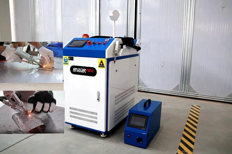 Handheld 1500w laser welder 2000w 3000w Razortek 4in1 laser welding machine metal steel fiber laser welding machine