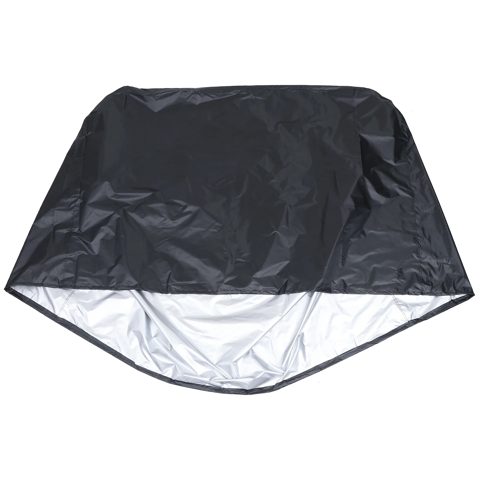 Cubierta cuadrada de poliéster para horno de barbacoa, Protector de parrilla resistente al agua, resistente a los rayos UV, para almacenamiento de cubierta de barbacoa al aire libre, fácil de plegar