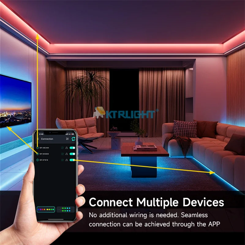 2m-30m LED Outdoor Christmas Decorative Light RGB IC Bluetooth APP Control 5V USB LED Fairy Tale Light String For Wedding Party