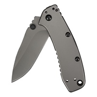 1555TI Folding Pocket Knife, 8Cr13Mov Blade, Steel Handle, Survival Knives, Utility EDC Tools, Outdoor Camping ，Man's gift
