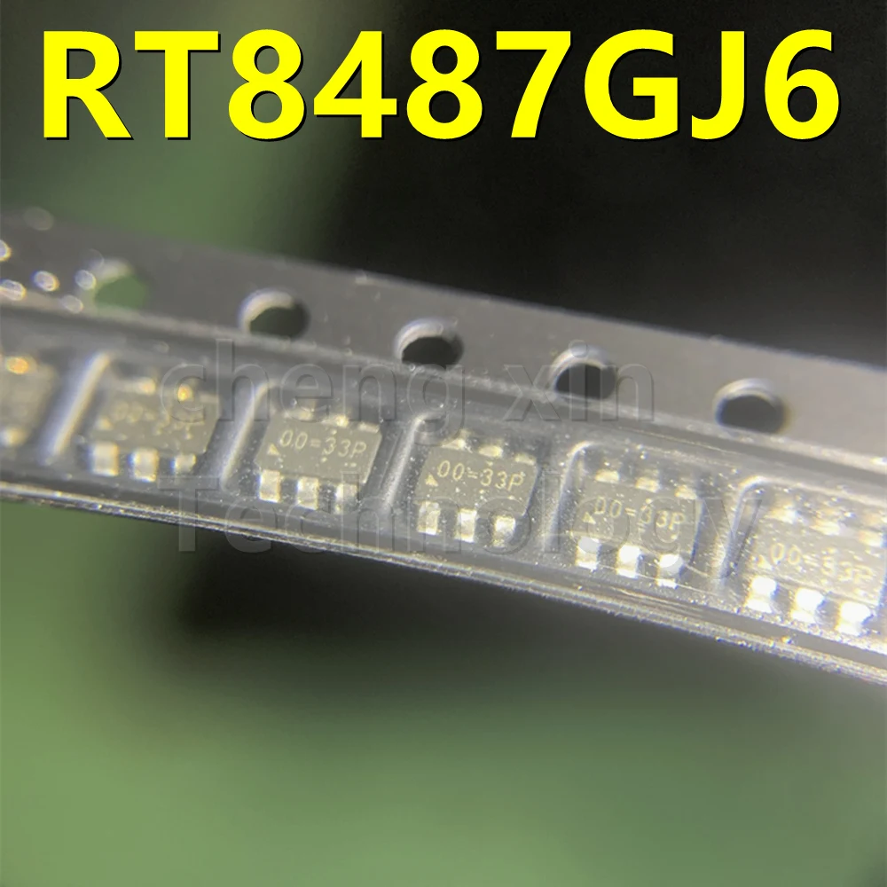 RT8487GJ6 10pcs LED control Chip 5pcs New and Original Power Management IC RT8487 SOT23-6