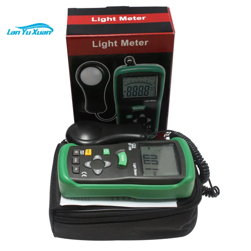 

CEM huashengchang DT-1308 light brightness test photometer photometer high precision digital illuminance meter