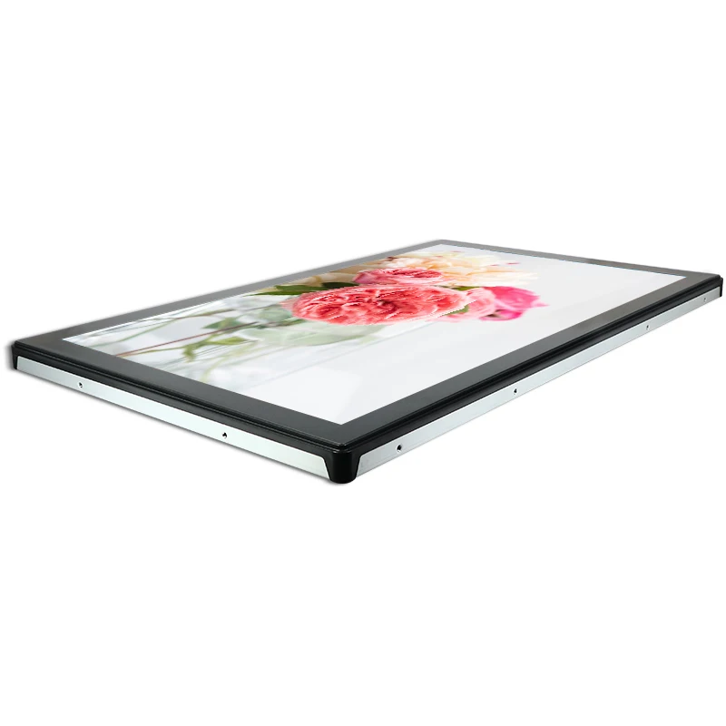 Industrielle Metall gehäuse eingebettete Installation 21,5 Zoll industrielle robuste kapazitive Touchscreen monito